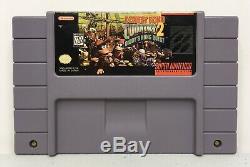Super Nintendo SNES Donkey Kong Country 2 Authentic/Cleaned/Tested Saves