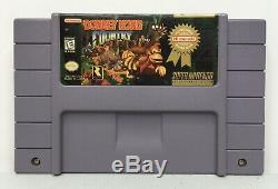 Super Nintendo SNES Donkey Kong Country Authentic/Cleaned/Tested Saves