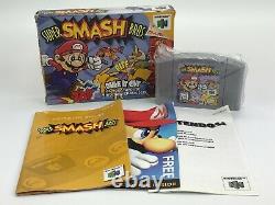 Super Smash Bros. (Nintendo 64 N64, 1999) COMPLETE IN BOX CIB Authentic