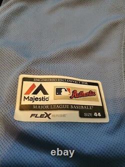 Tampa Bay Rays #71 2017 Game Issued Game Used Spring Training Jersey Size 44