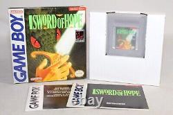 The Sword of Hope Nintendo Game Boy Complete CIB Authentic Great Condition RARE