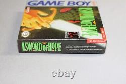 The Sword of Hope Nintendo Game Boy Complete CIB Authentic Great Condition RARE