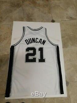 Tim Duncan San Antonio Spurs Nike Authentic Jersey NBA size 52 XXL Game 2003 2XL