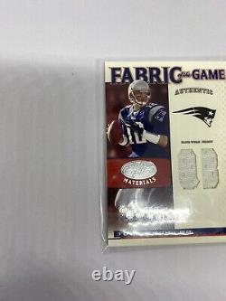 Tom Brady Fabric of the Game Patch! Authentic Game Used Patch #06/50