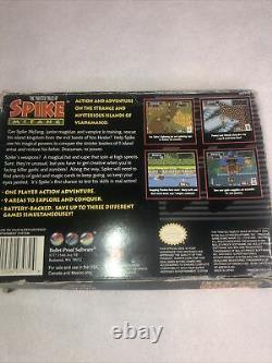Twisted Tales of Spike McFang Super Nintendo SNES game 100%authentic real