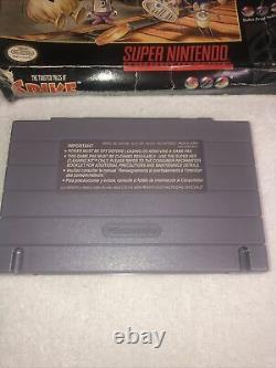 Twisted Tales of Spike McFang Super Nintendo SNES game 100%authentic real