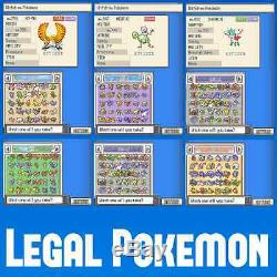 Unlocked AUTHENTIC SoulSilver All 493 Legal Legit Pokemon Nintendo DS 3DS 2DS