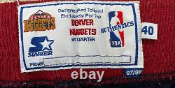 VTG Rare Denver Nuggets'97/98 McDYESS Starter Authentic NBA Game Shorts