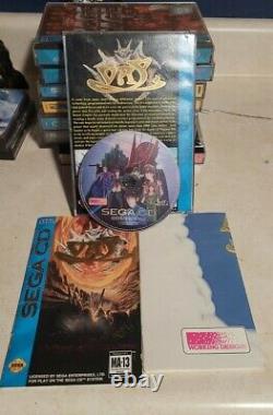 Vay (Sega CD) Complete In Box, Authentic Disc, Map, Registration And Manual