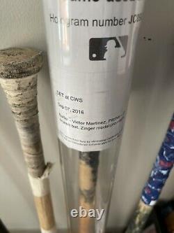 Victor Martinez Game-Used Bat! MLB Authenticated! Zinger Model Tigers Indians