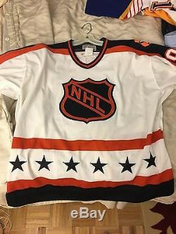 Wayne Gretzky 1991 NHL All Star Game Maska/ccm Authentic Hockey Jersey 52