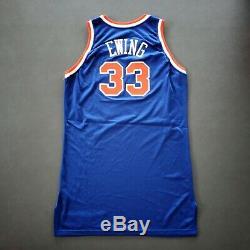 100% Authentique Patrick Ewing Champion 92 93 Knicks Portés Émis Jersey Occasion