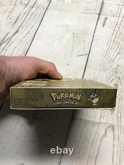 100% Authentique Pokémon Gold Nintendo Jeu Garçon Couleur Box Seulement Pas De Manuel De Jeu