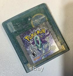 100% Original Authentique Pokémon Crystal Version Avec Nouvelle Batterie Jeu Garçon Couleur