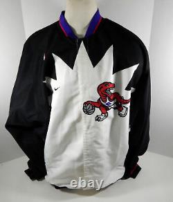 1997-98 Toronto Raptors #3 Jeu Utilisé Black Warm Up Jacket Dp04810