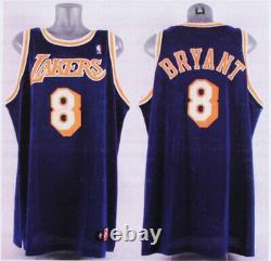 1998-99 Kobe Bryant Signé Game Utilisé Authentique Lakers Jersey 2 Coa's Mears Psa