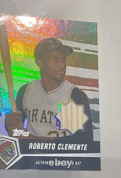 2004 Topps Jeu Authentique Utilisé Bat Roberto Clemente Carte #rc