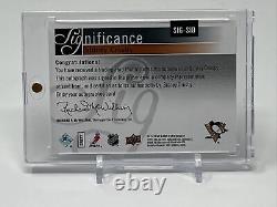 2011-12 Sp Jeu D'importance Utilisé Signatures Authentiques Sidney Crosby Auto 31/50