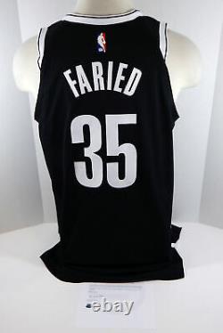 2018-19 Brooklyn Nets Kenneth Faried #35 Jeu Utilisé Black Jersey Vs Min 112318