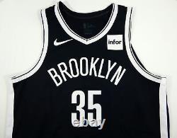 2018-19 Brooklyn Nets Kenneth Faried #35 Jeu Utilisé Black Jersey Vs Min 112318