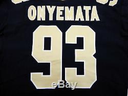 2018 New Orleans Saints David Onyemata # 93 Jeu Utilisé Noir Jersey Benson Patch
