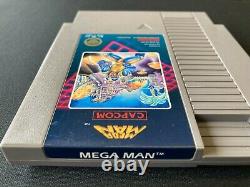 5 Vis Mega Man 1 (nes, Nintendo) 5-screw Variant W Non-rev Manuel Authentique