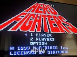 Aero Fighters Snes (super Nintendo, 1994) D'occasion, Authentique
