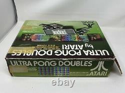 Atari Ultra Pong Double Console De Jeu Vidéo Avecorig Box Authentic Tested Works