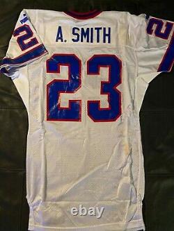 Authentic 2000 Probablement Jeu Utilisé Buffalo Bills Antowain Smith Puma Jersey Sz 44