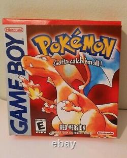 Authentic Pokemon Red Version 1998 Nintendo Game Boy, Charizard Box Seulement