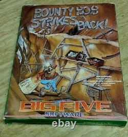 Authentic / Rare / Cib Bounty Bob Frappe En Arrière Testé Gc Atari 1984