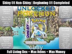 Authentic Unlocked Pokemon Silver, Tous Les Articles 251+, Max Etiquette De Remplacement D'argent