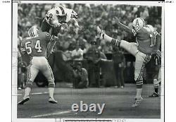 Authentique 1979 Riddell Houston Oilers Football Casque Jeu Utilisé Cliff Persley