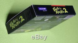 Authentique Pocky Et Rocky 2 Original Snes Super Nintendo Game Box
