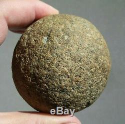 Authentiques Artefacts Indiens Big 3 Pierre Ball Game Ohio Native American Arrowhead
