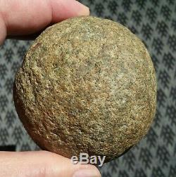 Authentiques Artefacts Indiens Big 3 Pierre Ball Game Ohio Native American Arrowhead
