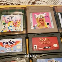 Beaucoup De 9 Gameboy & Gba Advance Games Authentic