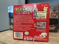 Boîte authentique de Pokémon Rouge pour Game Boy Nintendo (BOÎTE SEULEMENT, PAS DE JEU)
