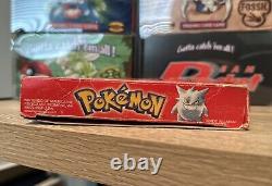 Boîte authentique de Pokémon Rouge pour Game Boy Nintendo (BOÎTE SEULEMENT, PAS DE JEU)