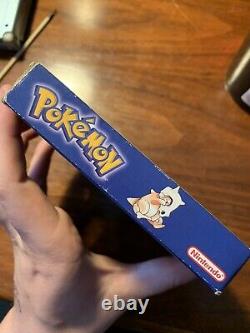 Box Only Pokemon Blue Version No Game (nintendo Game Boy) Original Authentic