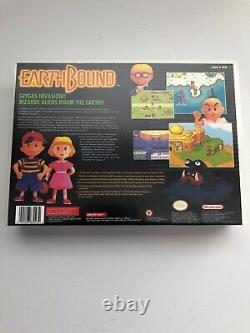 Cartouche De Jeu Earthbound Super Nintendo Snes Authentic Avec Reproduction Case
