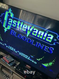 Castlevania Bloodlines (ségagenesis) (case & Game) Tested-working (rare) (authentique)