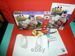 Clay Fighter Sculpteur Coupe Nintendo 64 Boîte Authentique, Insert & Manuel Seulement