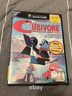 Cubivore Survival Of The Fittest (nintendo Gamecube, 2002) Authentique