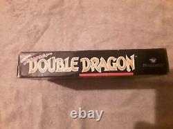 Double Dragon Super Nintendo Snes Cib Box Manuel Jeu Authentique/testé Rare Trouver