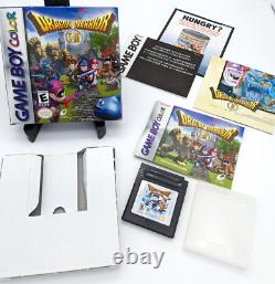 Dragon Warrior I & II Jeu Complet en boîte pour Game Boy Color, Testé, Authentique, avec Poster.