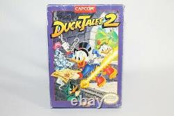 Duck Tales 2 Nes Nintendo Complete En Boîte Cib Authentic! Jeu Extrêmement Rare