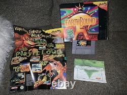 Earthbound Snes Big Box Authentic Super Nintendo 1994 Registry Game Affiche