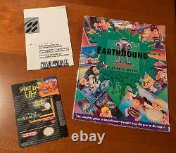 Earthbound Snes Big Box Authentic Super Nintendo Cib Complete 1994
