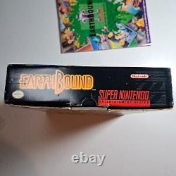 Earthbound Super Nintendo Snes Cib Big Box, Condition Excellente Authentique